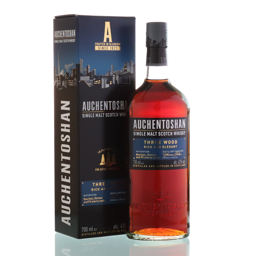 Auchentoshan Three Wood Single Malt Whisky 43% vol. 0,70l