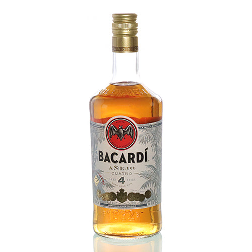 Bacardi Anejo Cuatro Rum 4 Jahrte 40% vol. 0,70l