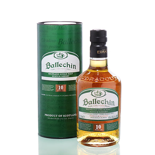 Ballechin 10 YO Highland Single Malt Whisky 46% vol. 0,70l mit Dose