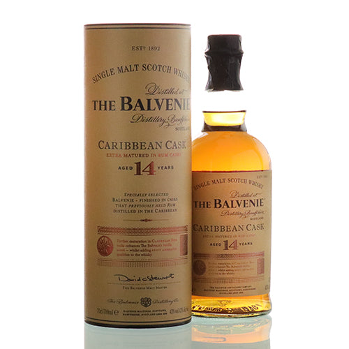 The Balvenie 14 YO Caribbean Cask Single Malt Whisky 43% vol. 0,70l