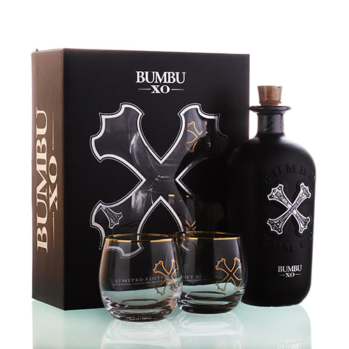 Bumbu XO Geschenkset mit 2 Gläsern 40% vol. 0,70l