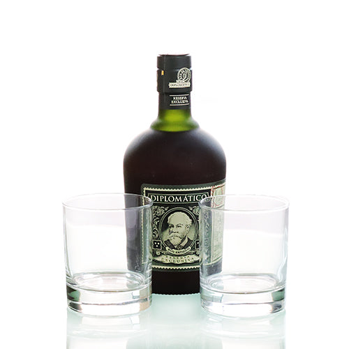 Diplomatico Reserva Exclusiva 12 YO Rum Geschenk-Set 40% vol. 0,70l